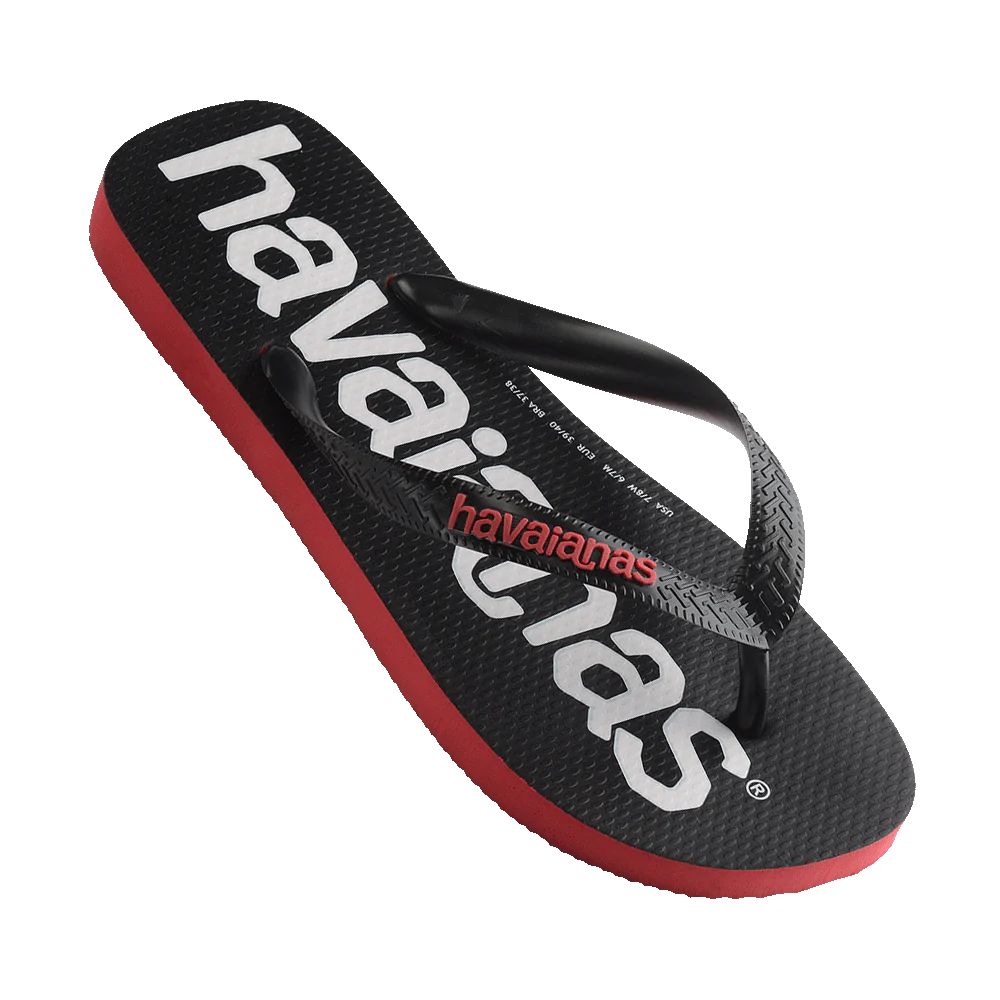 Top Logomania 2 - Black/Ruby