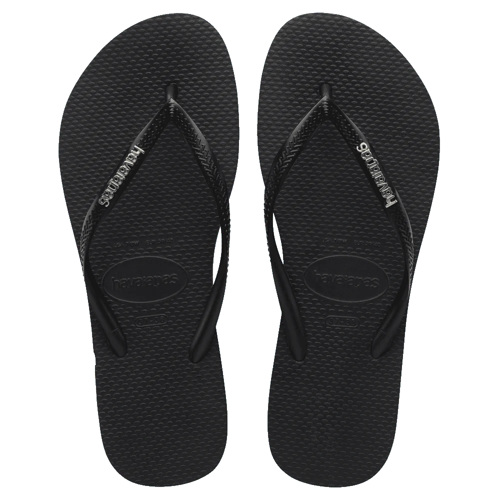 Slim Metal Logo - Black/Silver