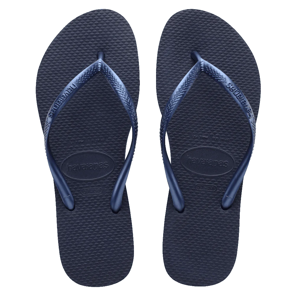 Ladies Slim Basic - Navy