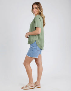 Farrah S/S Tee - Fern