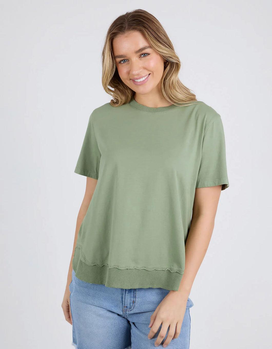 Farrah S/S Tee - Fern