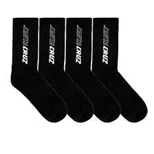 SC Solid Half Strip Crew Socks - 4PK
