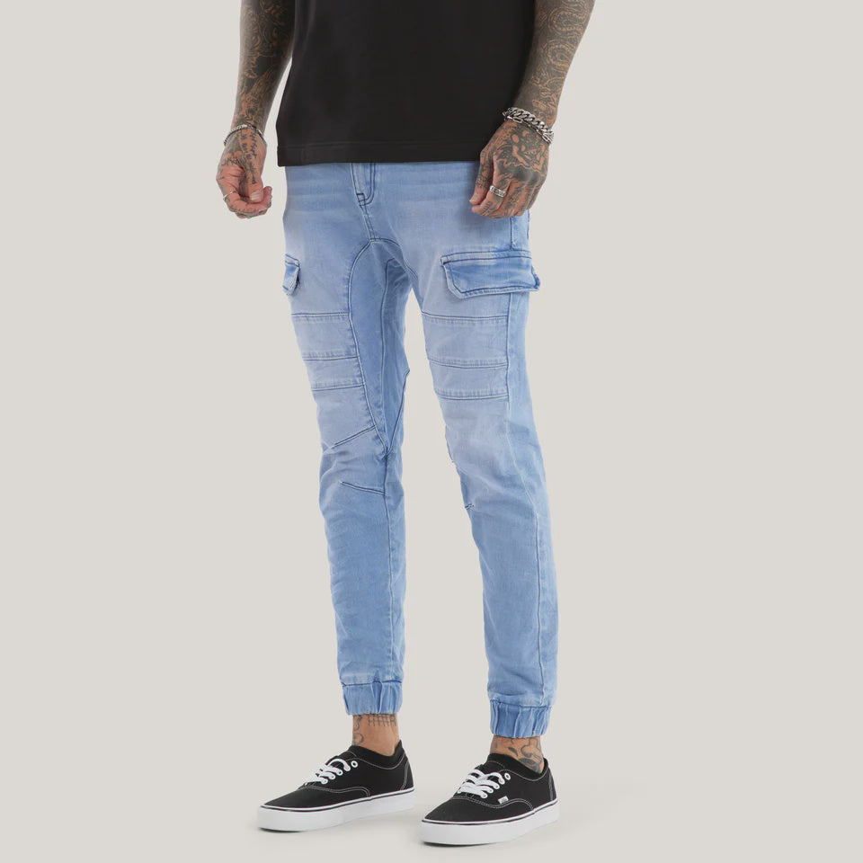Salem Cargo Jogger - Crystal Blue