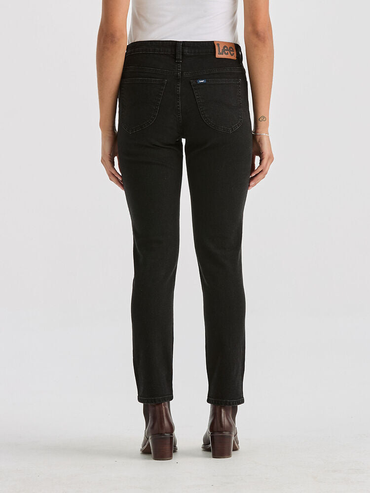 Lee LWM Mid Slim Jean - Soft Black