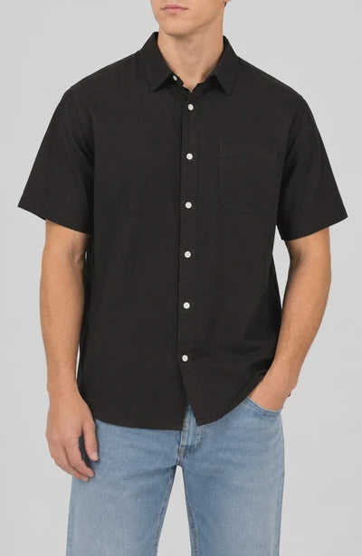 Linen S/S Shirt - Black