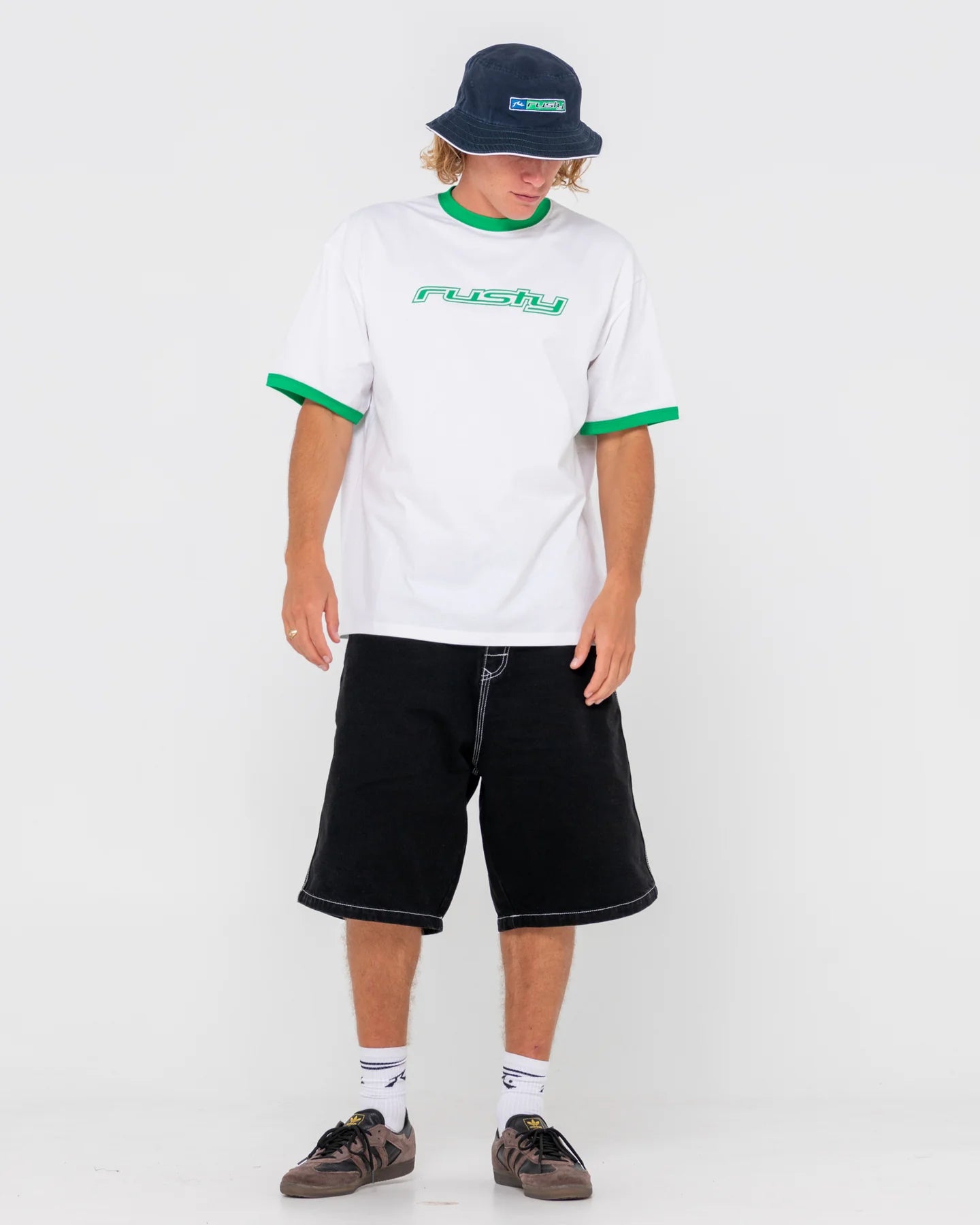 Hi-Vis Reversible Bucket Hat - Navy