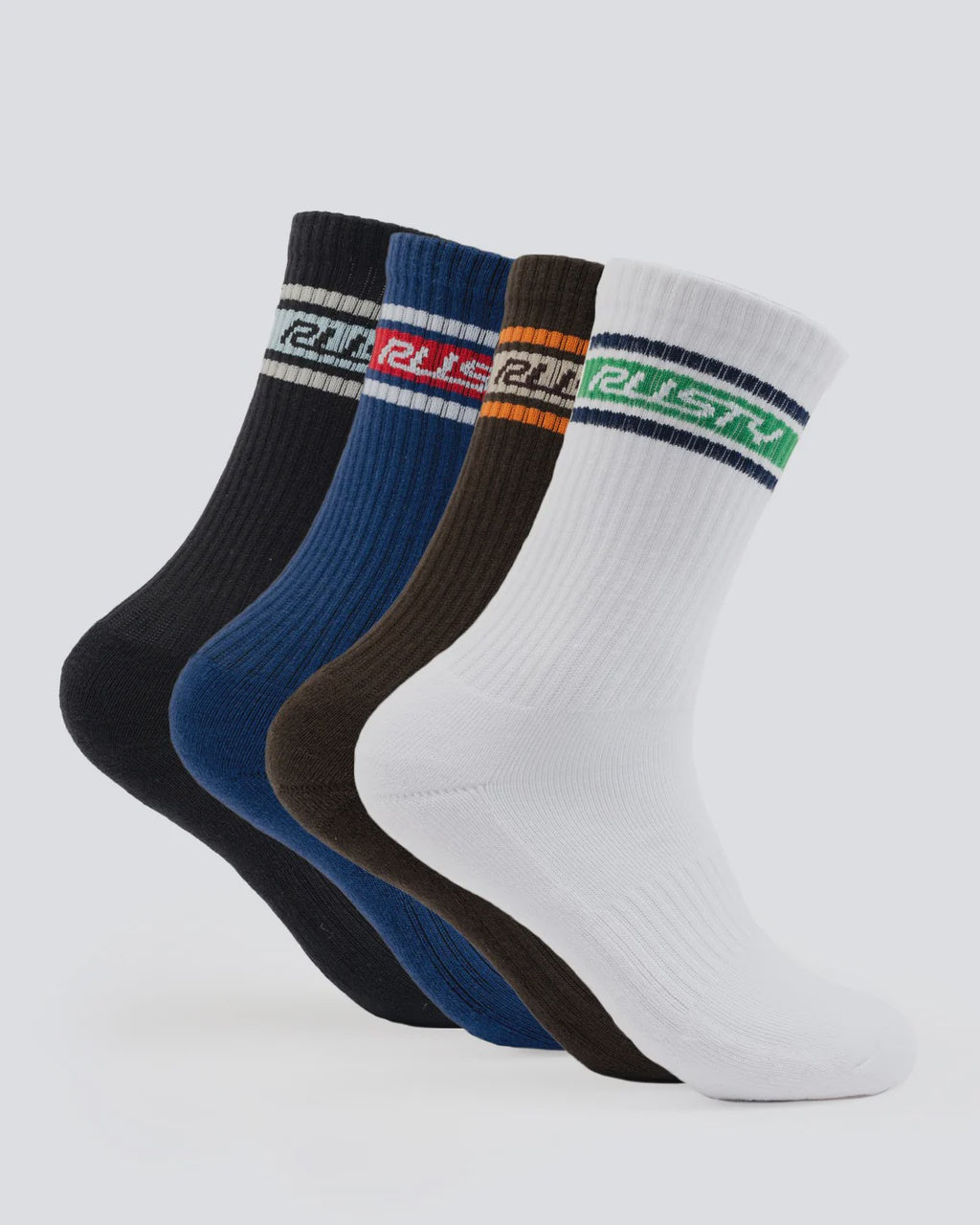 Pit Crew Mid-Calf Socks - 4PK