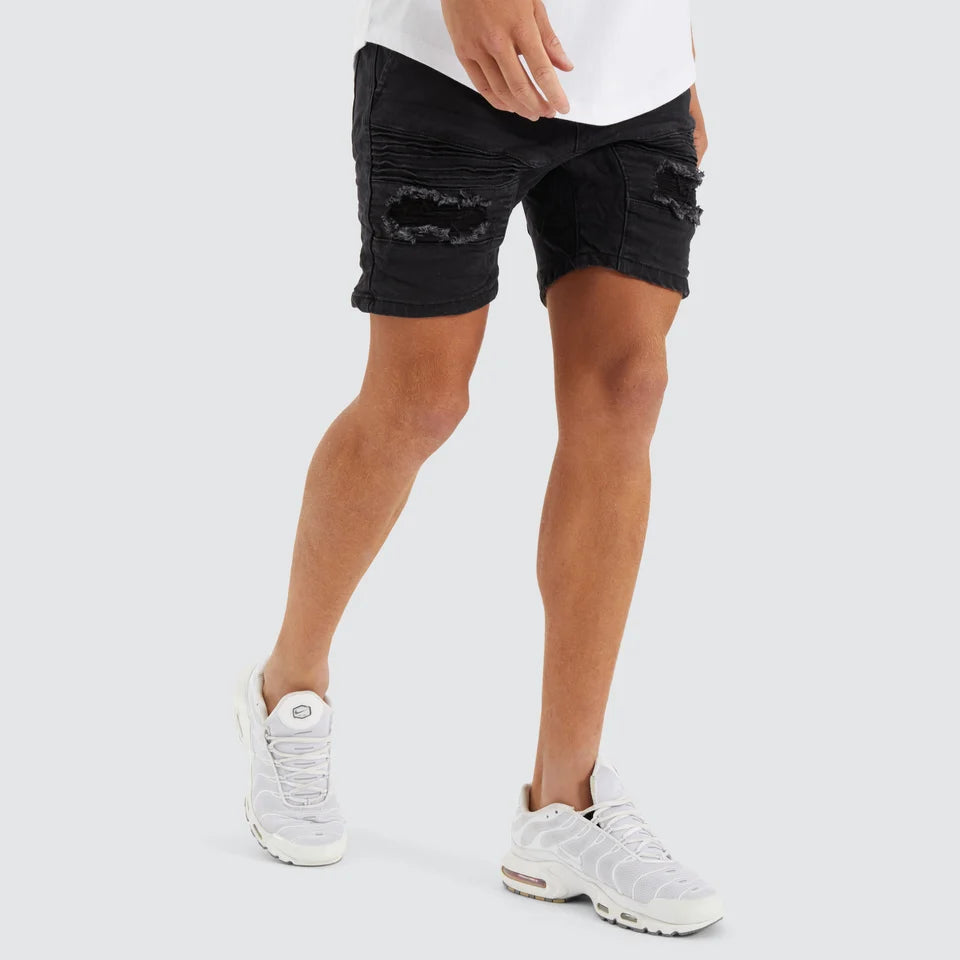 Viper Denim Short - Black