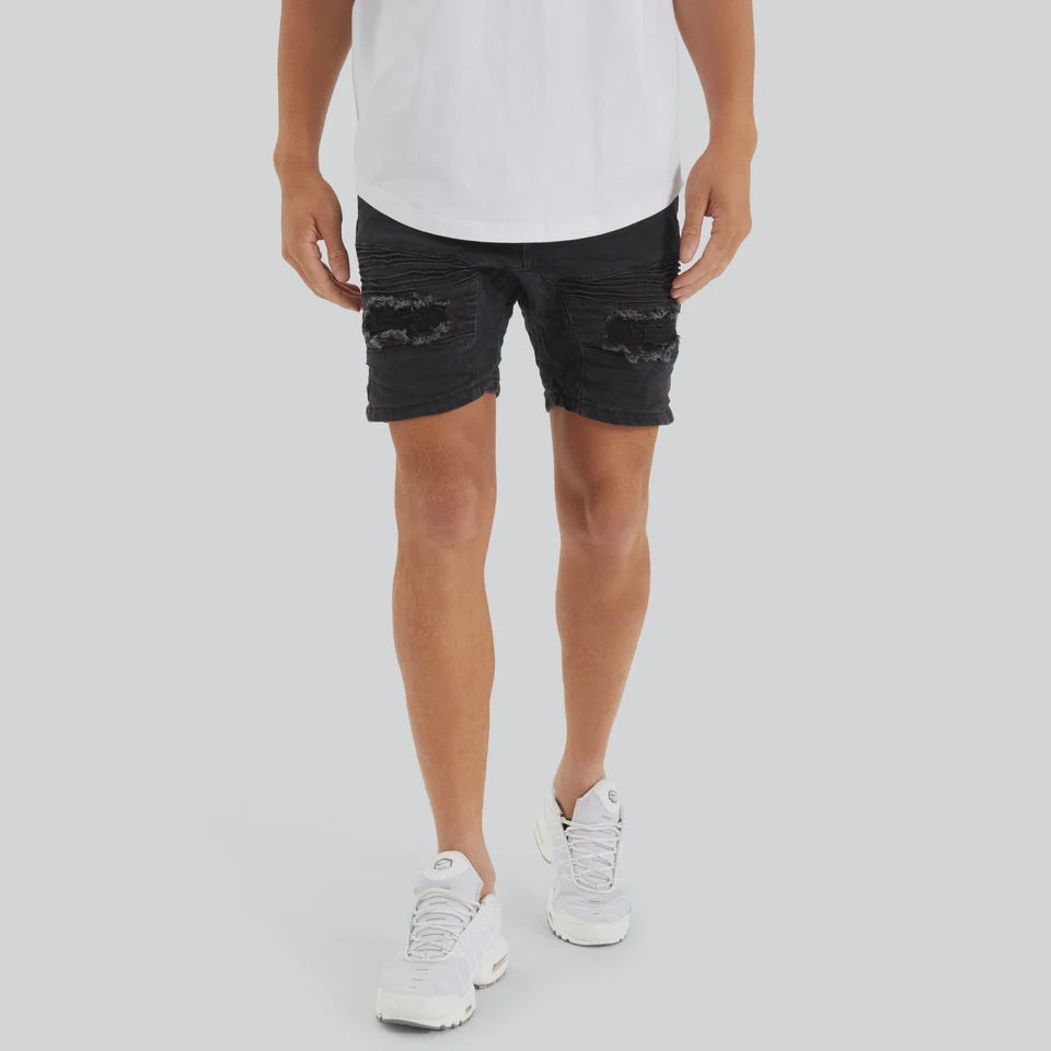 Viper Denim Short - Black
