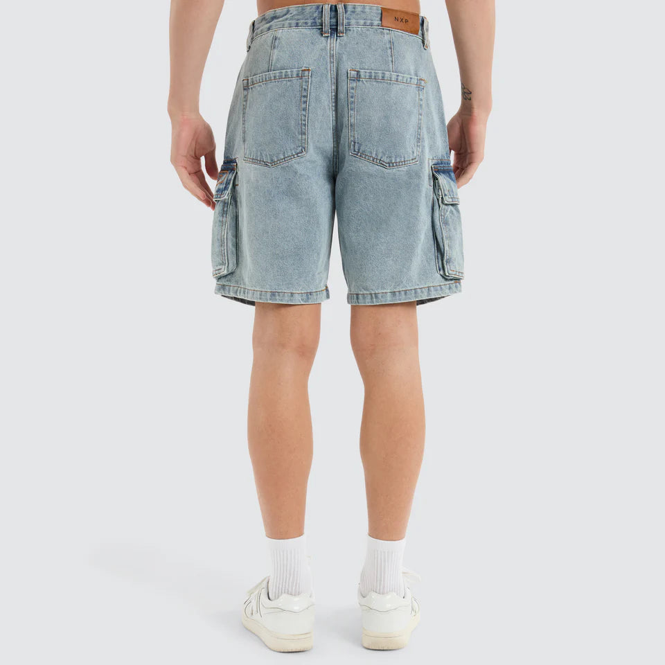 Colby Denim Cargo Short