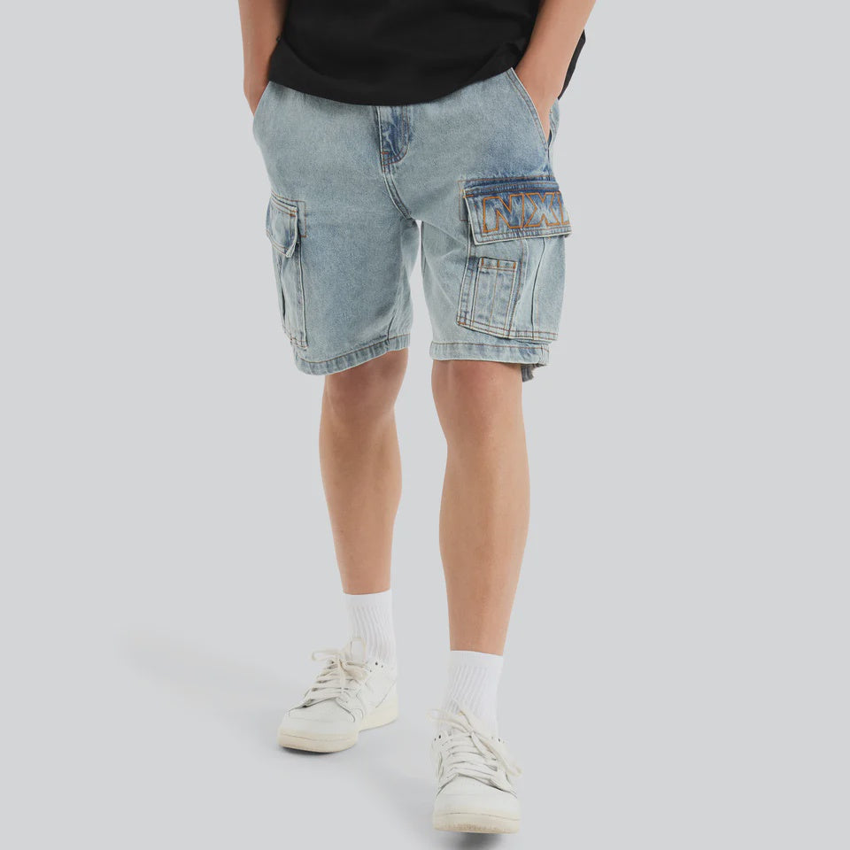 Colby Denim Cargo Short