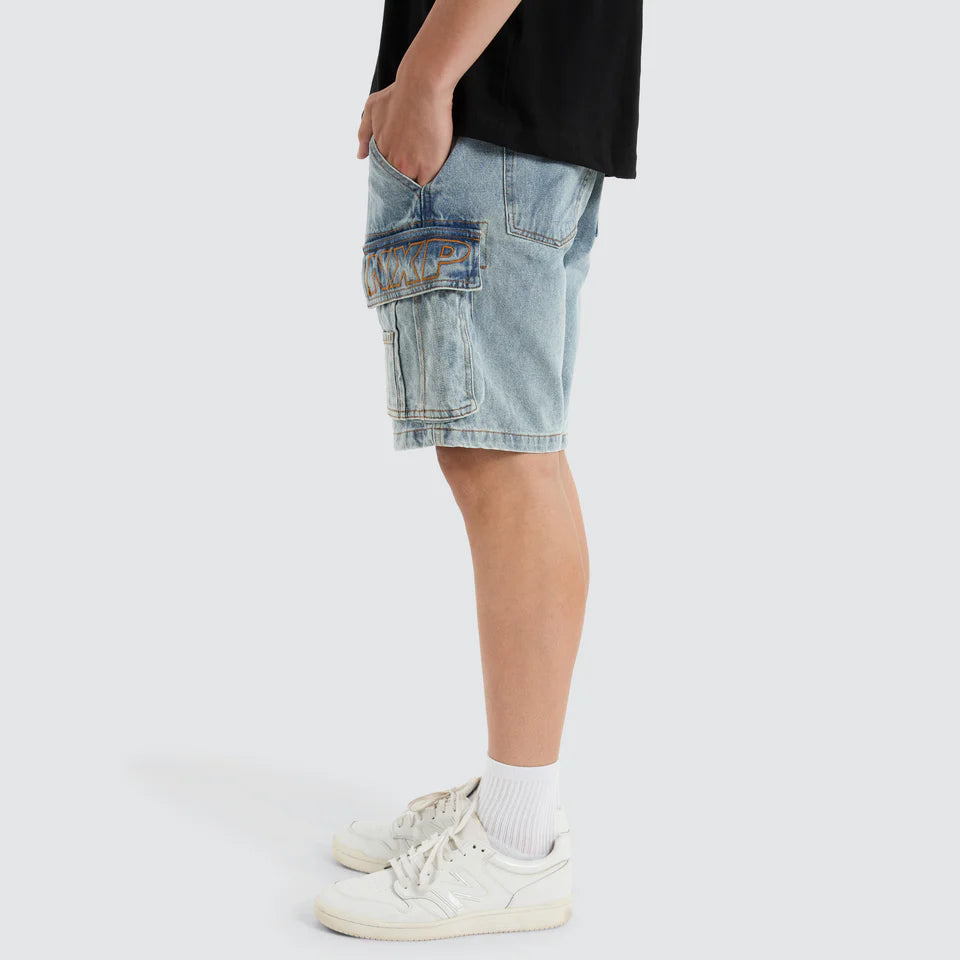 Colby Denim Cargo Short