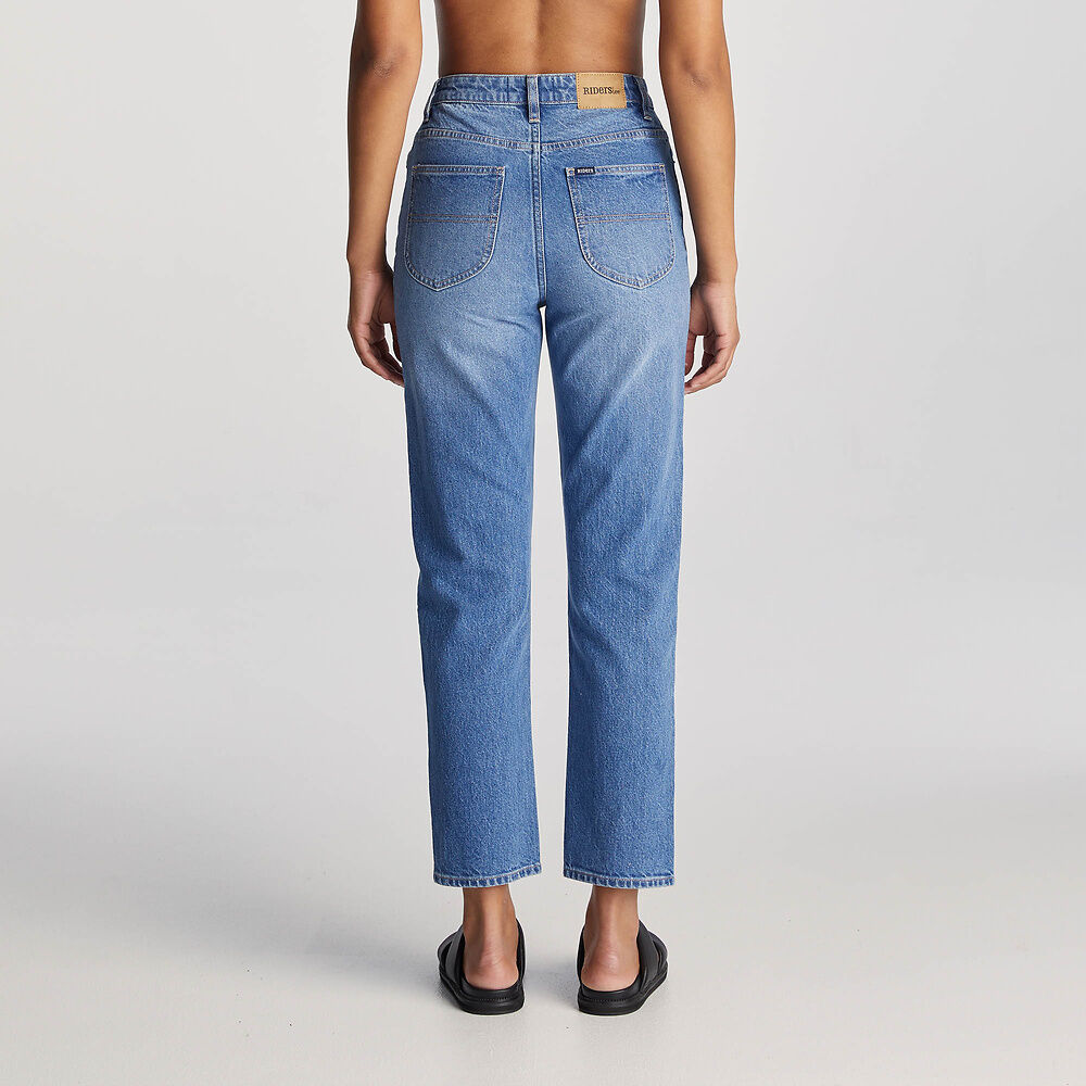Hi Slim Mom Crop - Blue Chateau