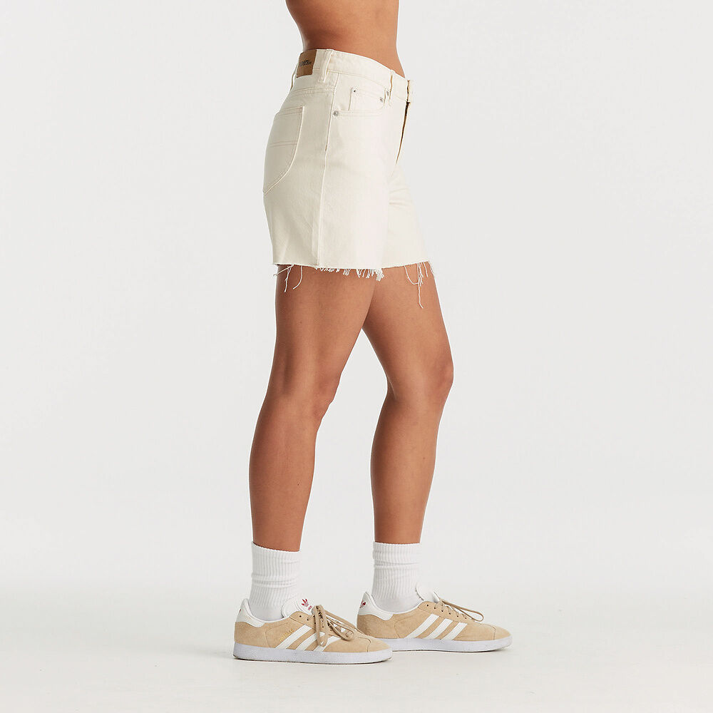 Mid Straight Short - Ecru