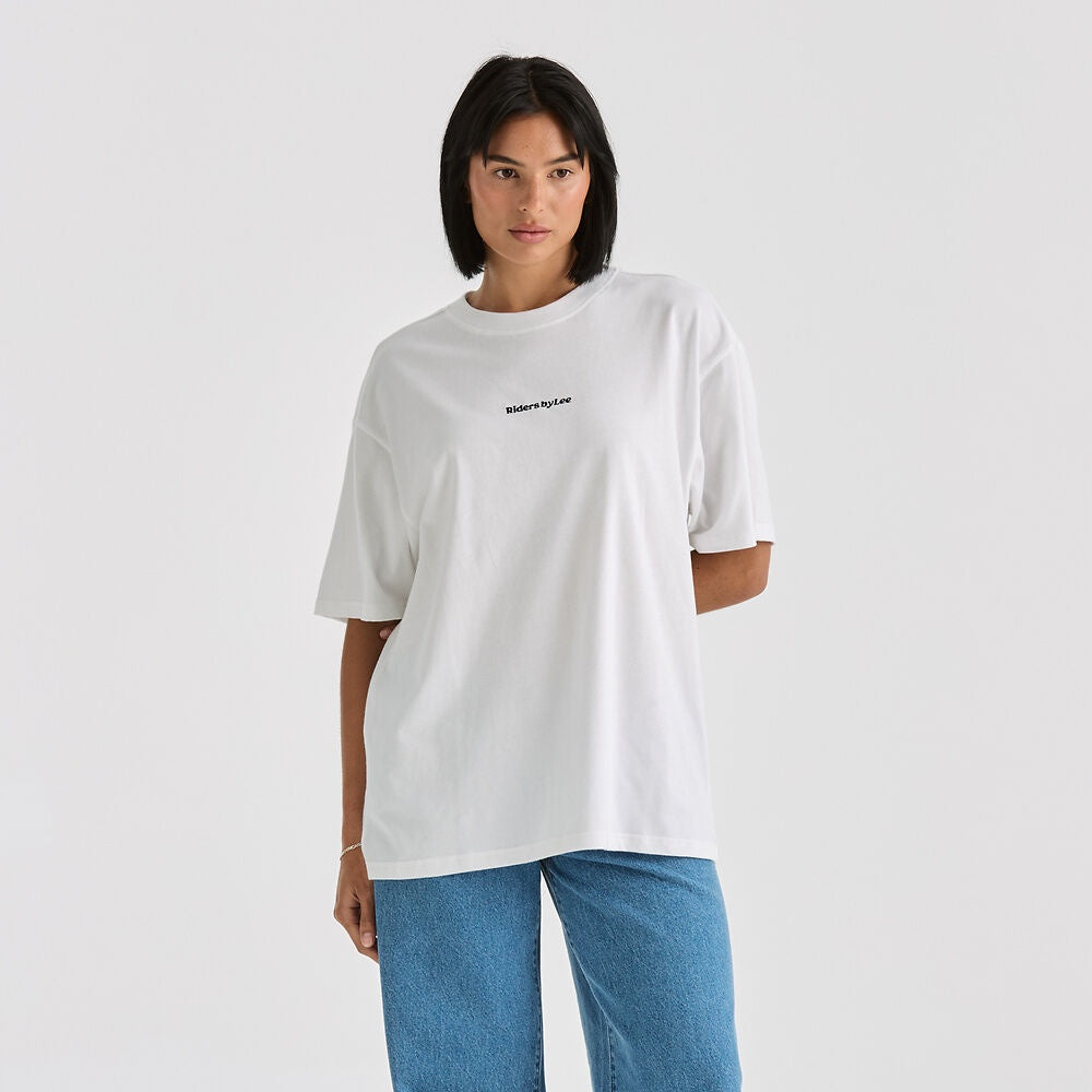 Essential Slouch Tee - Optic White
