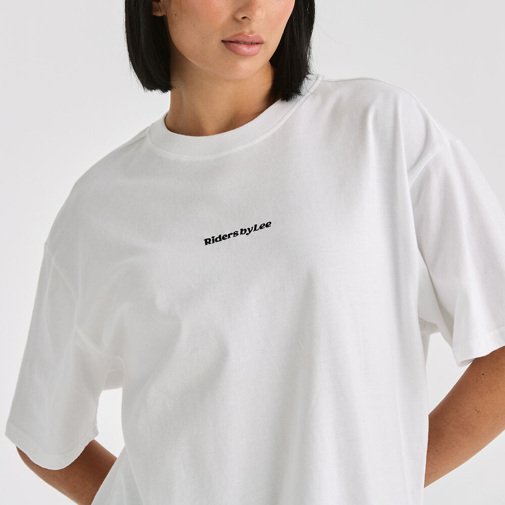 Essential Slouch Tee - Optic White
