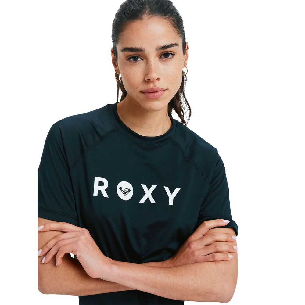Essential S/S Rash Vest - Black