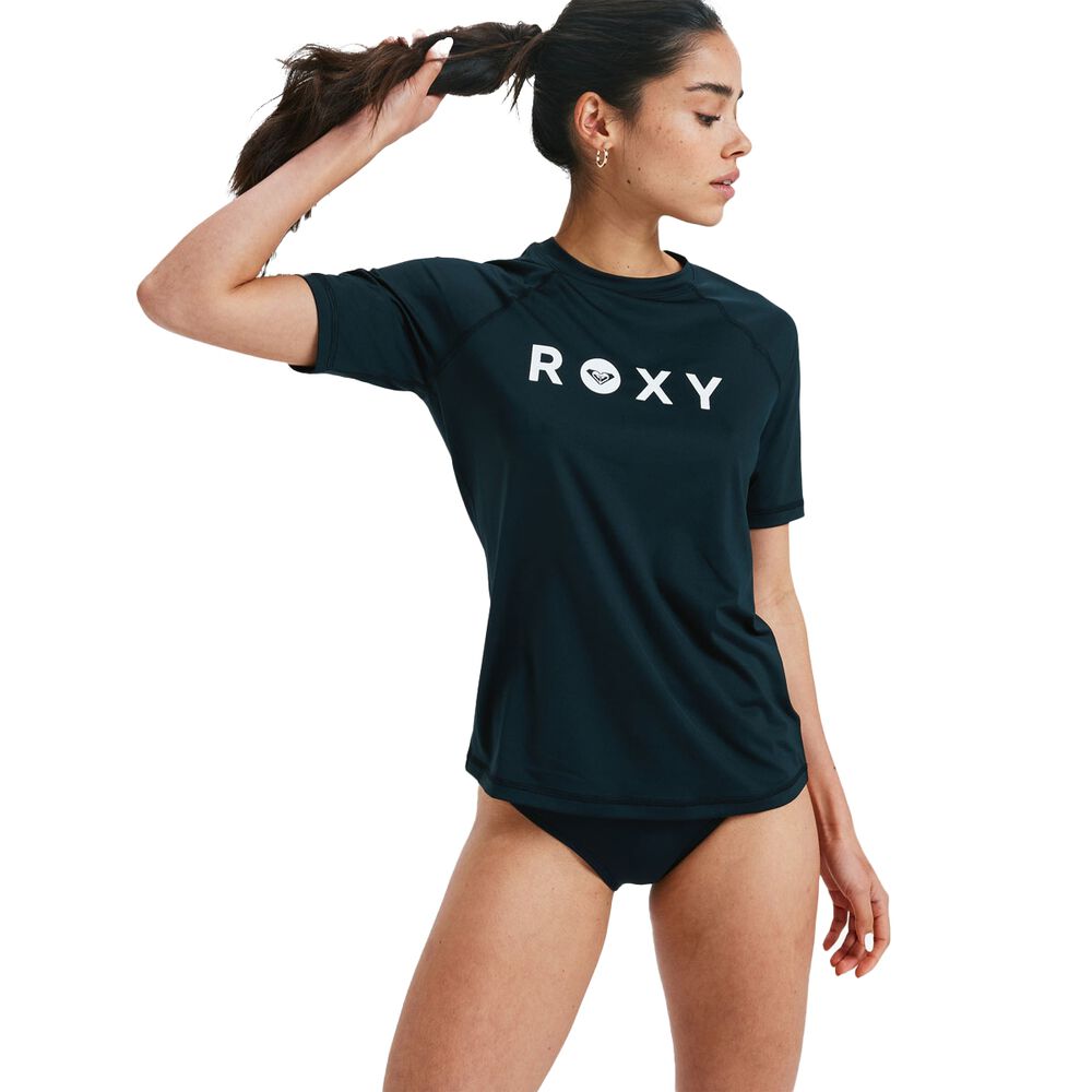 Essential S/S Rash Vest - Black