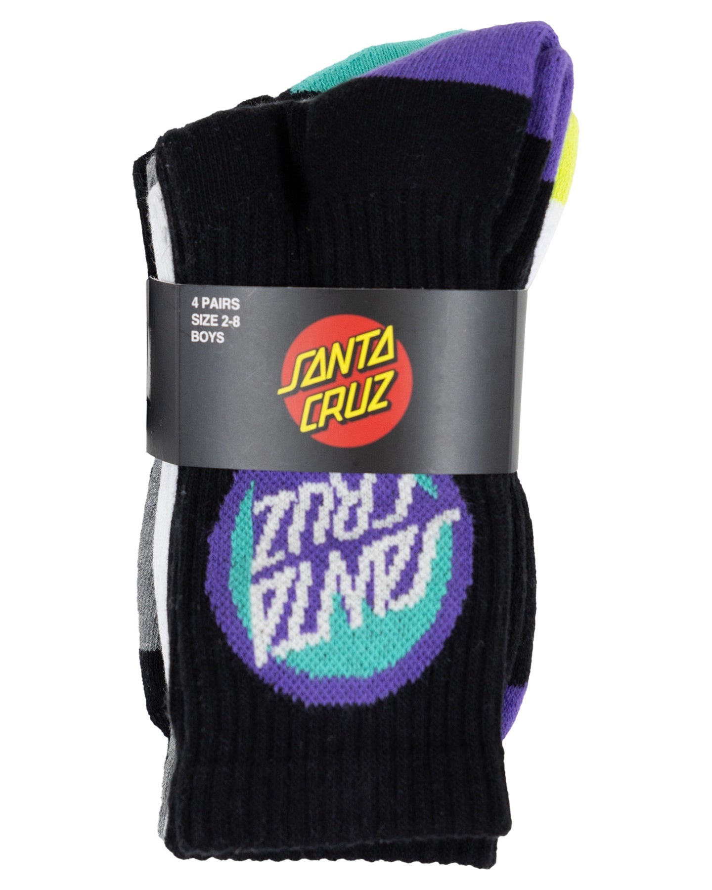 Bold Shadow Dot Crew - 4PK
