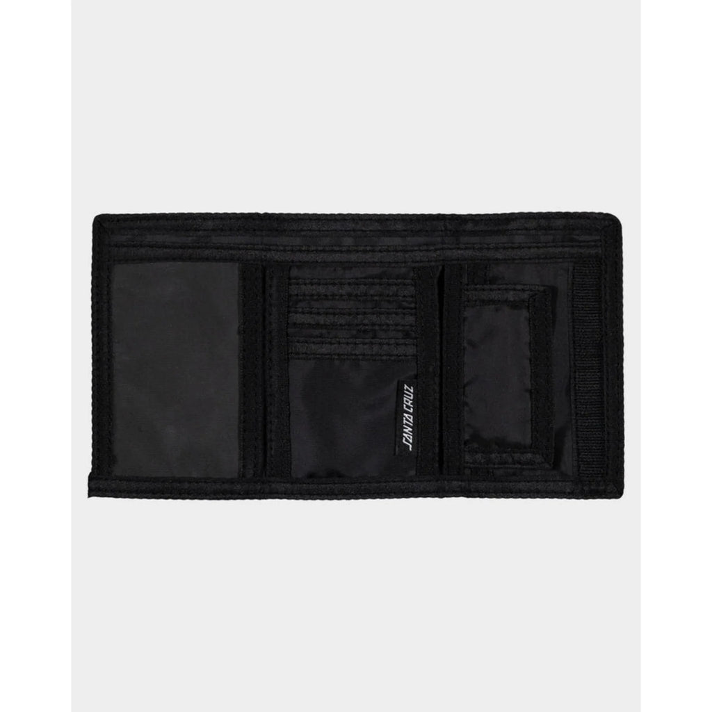 Flaming Dice Velcro Wallet