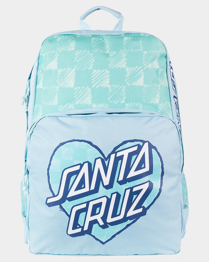 Checker Heart Dot Backpack