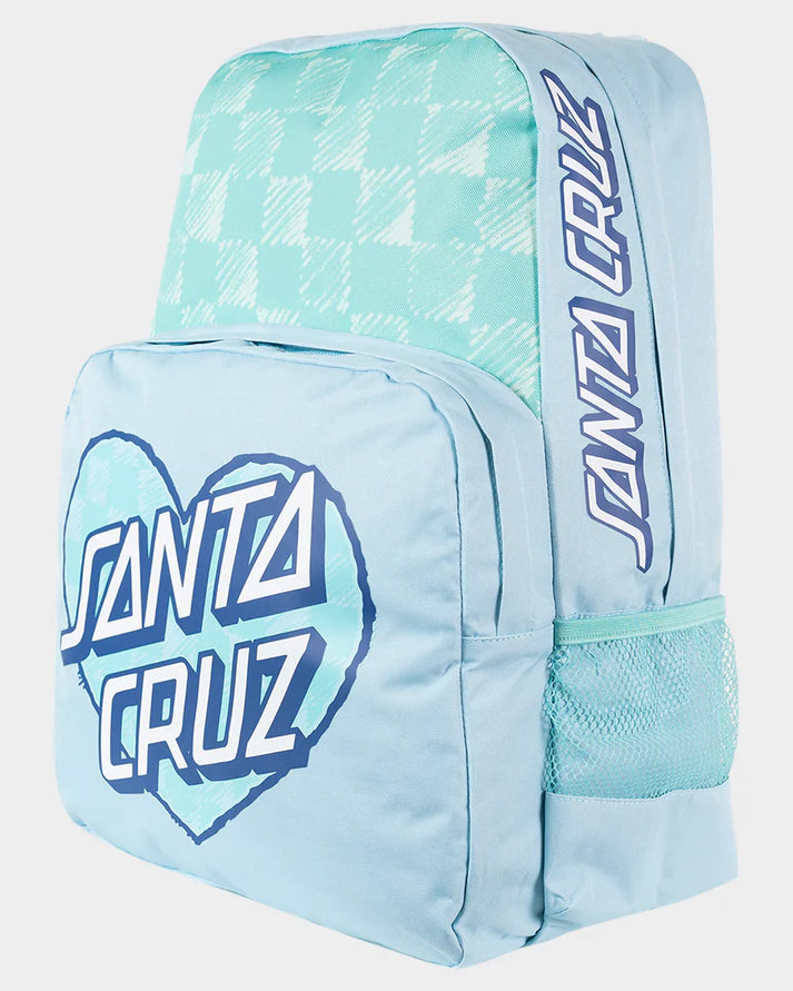 Checker Heart Dot Backpack