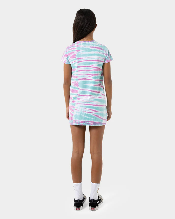 Checker Block Front SS Tee Dress
