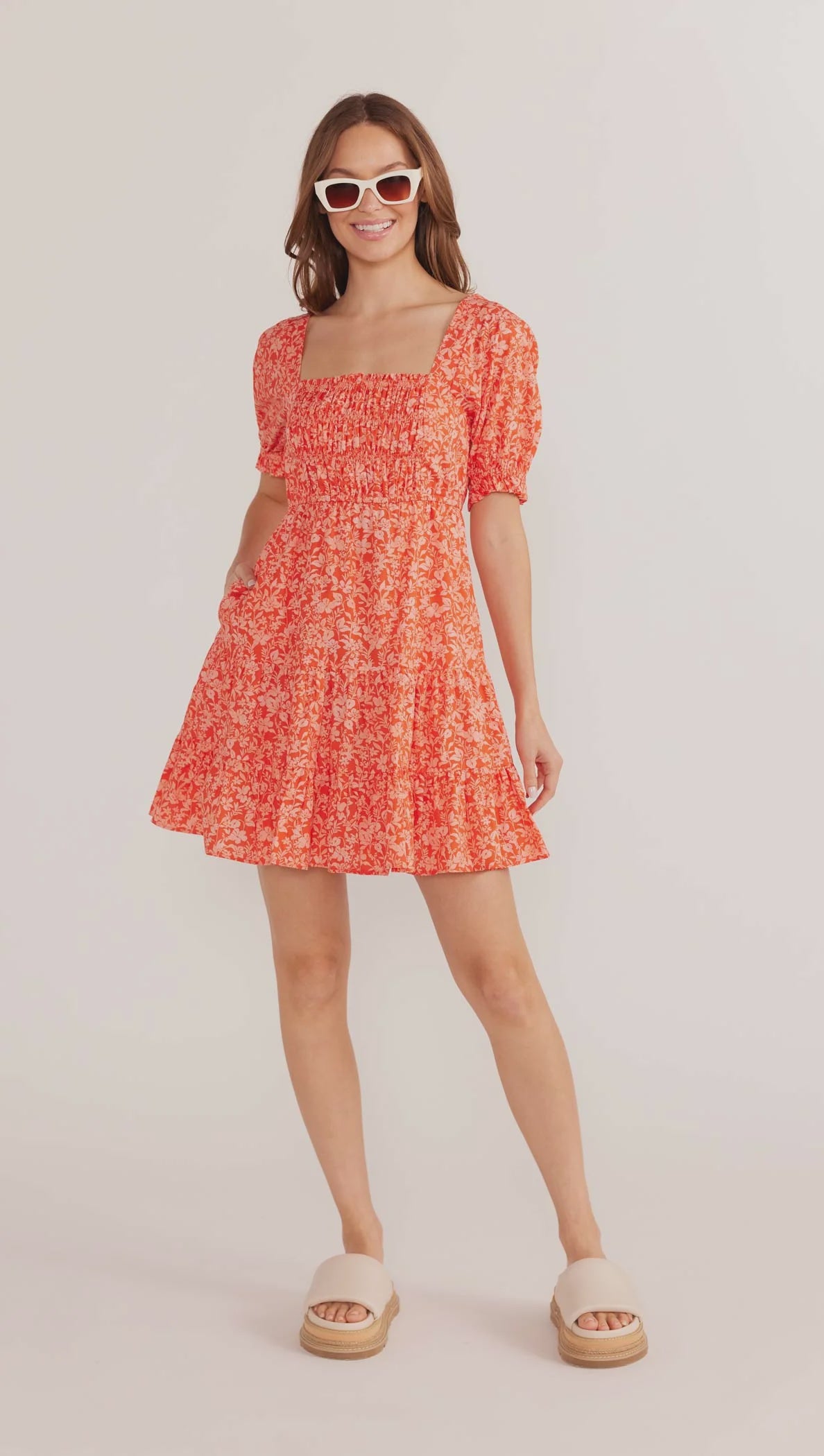 Shayna Puff Sleeve Mini Dress