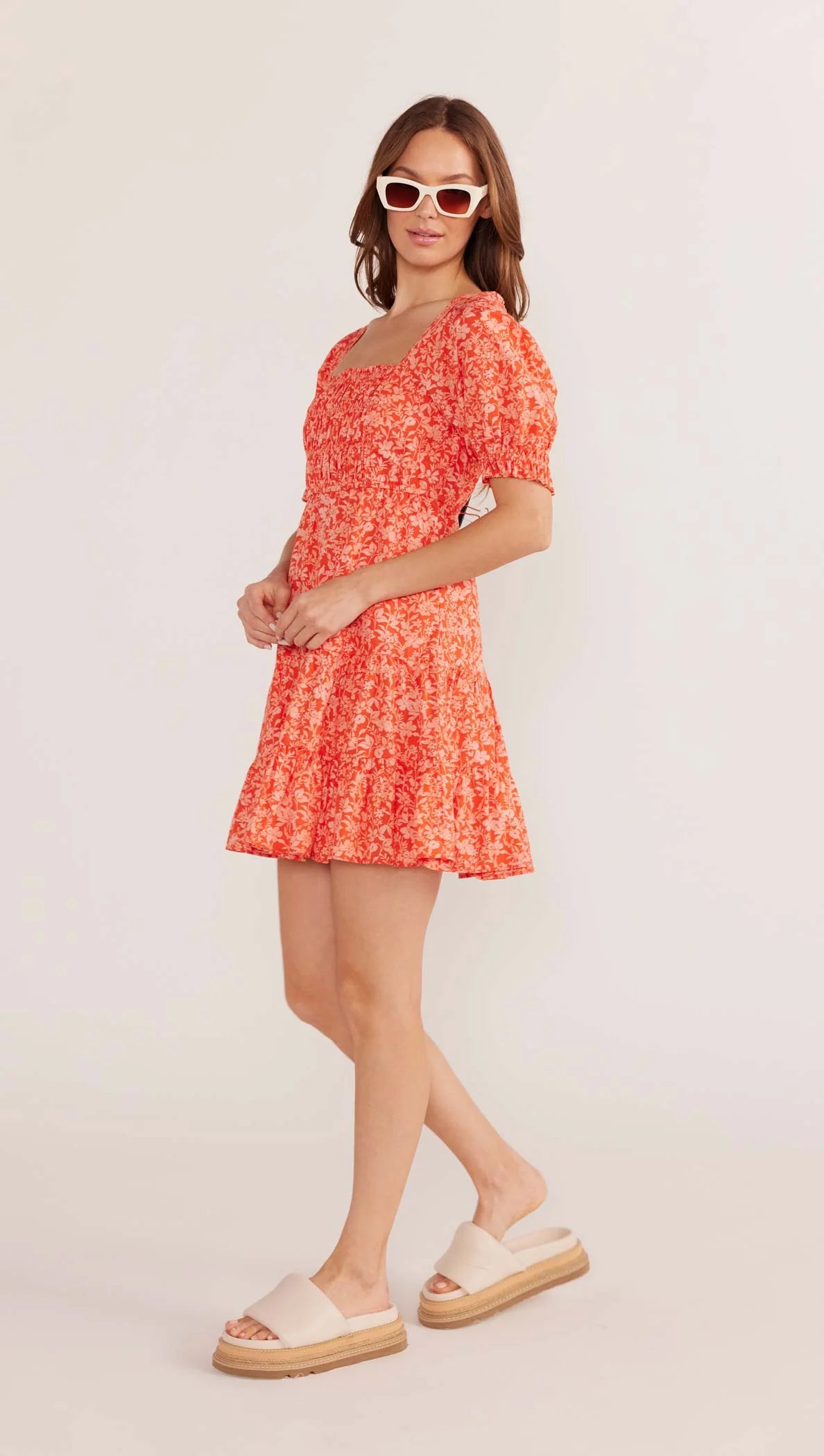 Shayna Puff Sleeve Mini Dress
