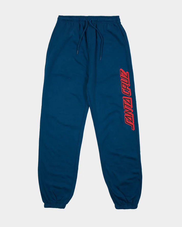 Classic Strip Trackpant - Teal