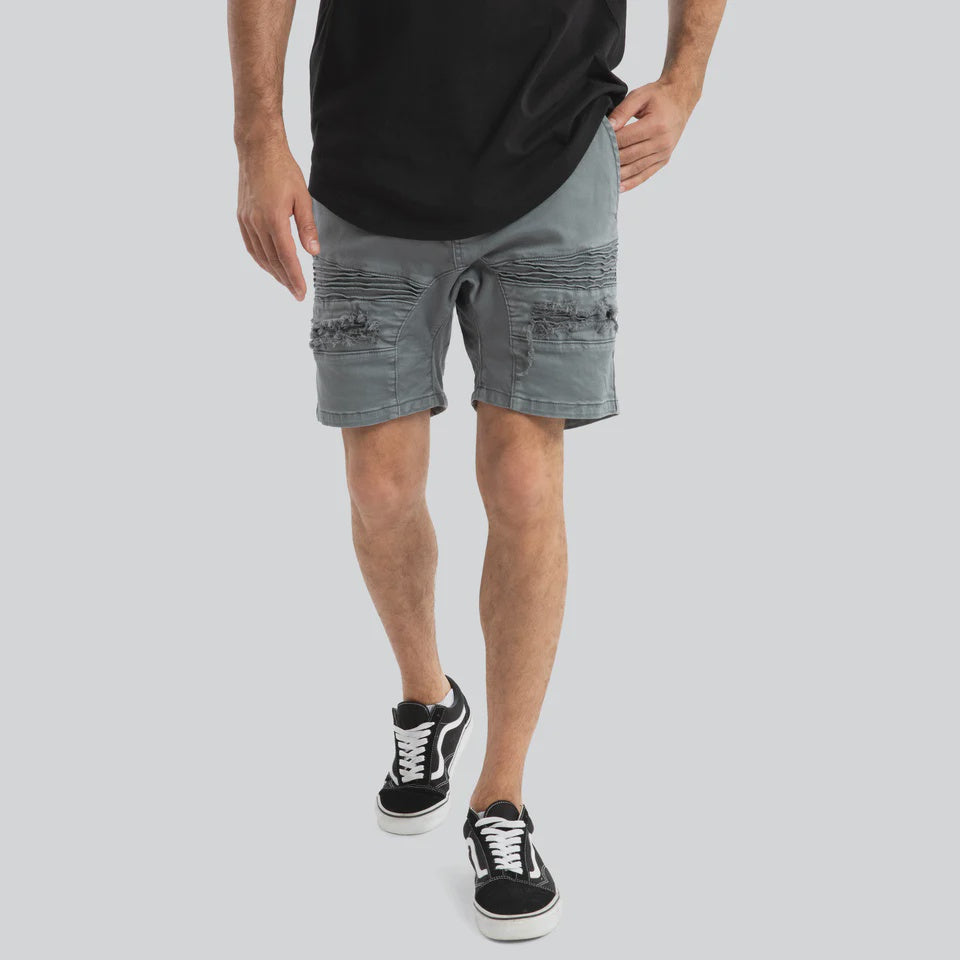 Viper Denim Short - Iron Gate