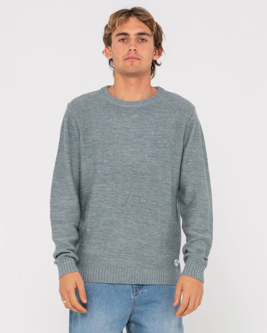 Skyliner Crew  Neck Knit - Blue