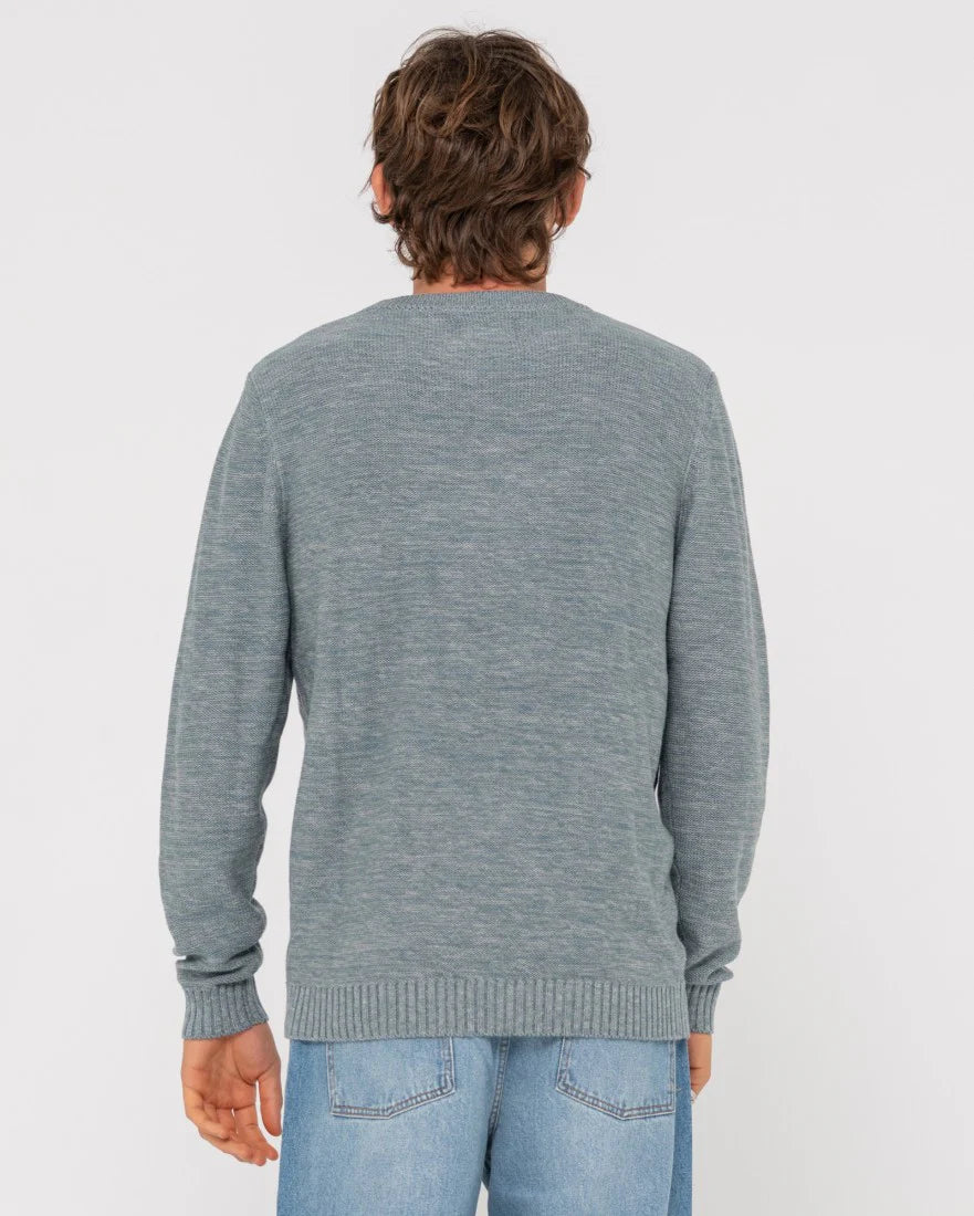 Skyliner Crew  Neck Knit - Blue