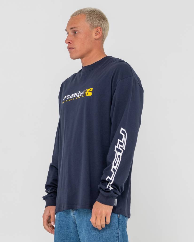 Jetsetter L/S Tee - Navy