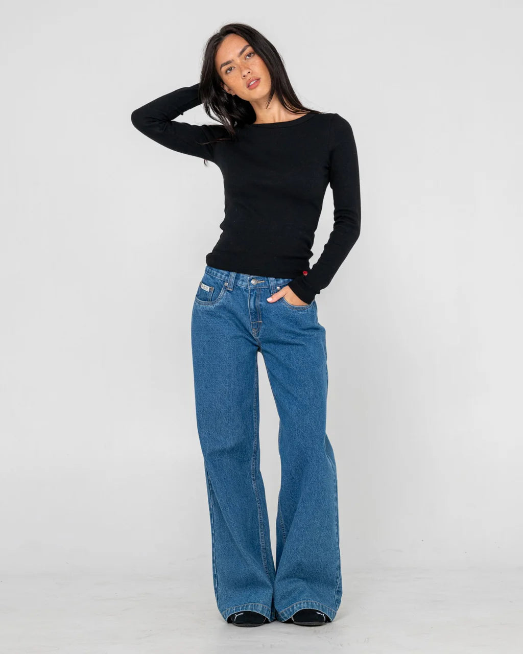 Wendy Wide Low Rise Jean