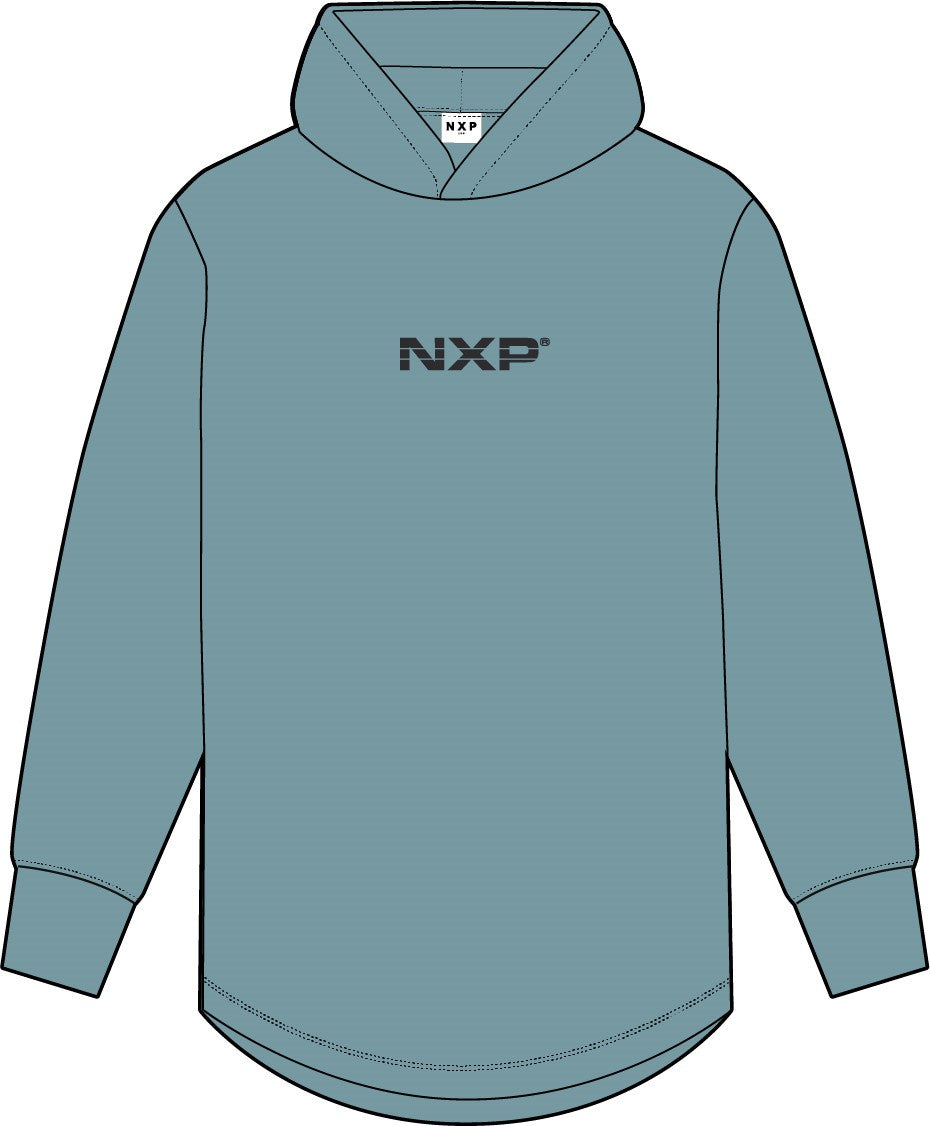 Vacant Dual Curved Hoodie