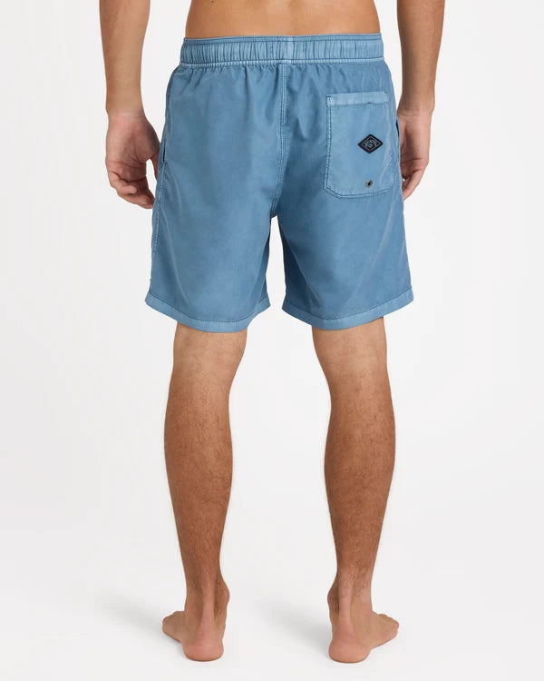 All Day Overdyed 17" Layback Volley - Steel Blue