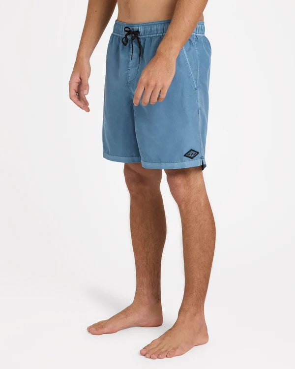 All Day Overdyed 17" Layback Volley - Steel Blue