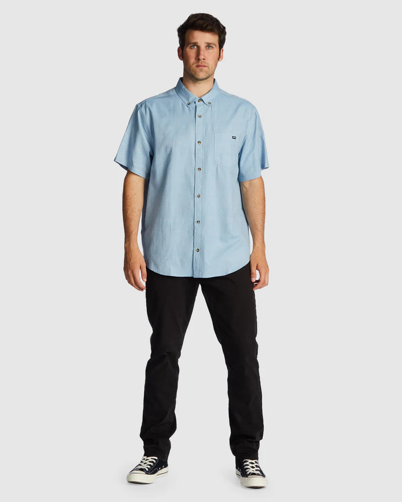 All Day S/S Shirt - Powder Blue