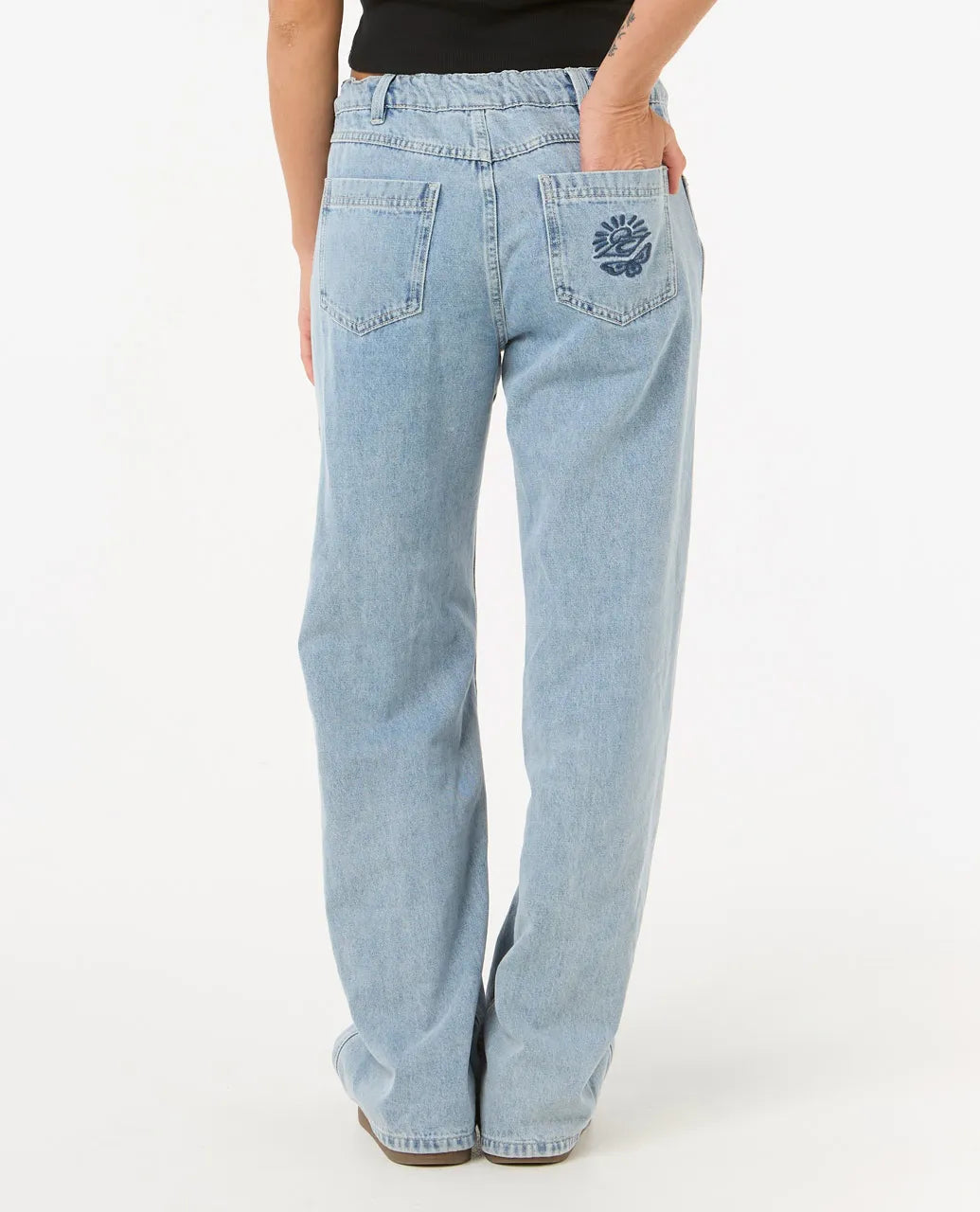 Aggie Relaxed Jeans - Vintage Blue
