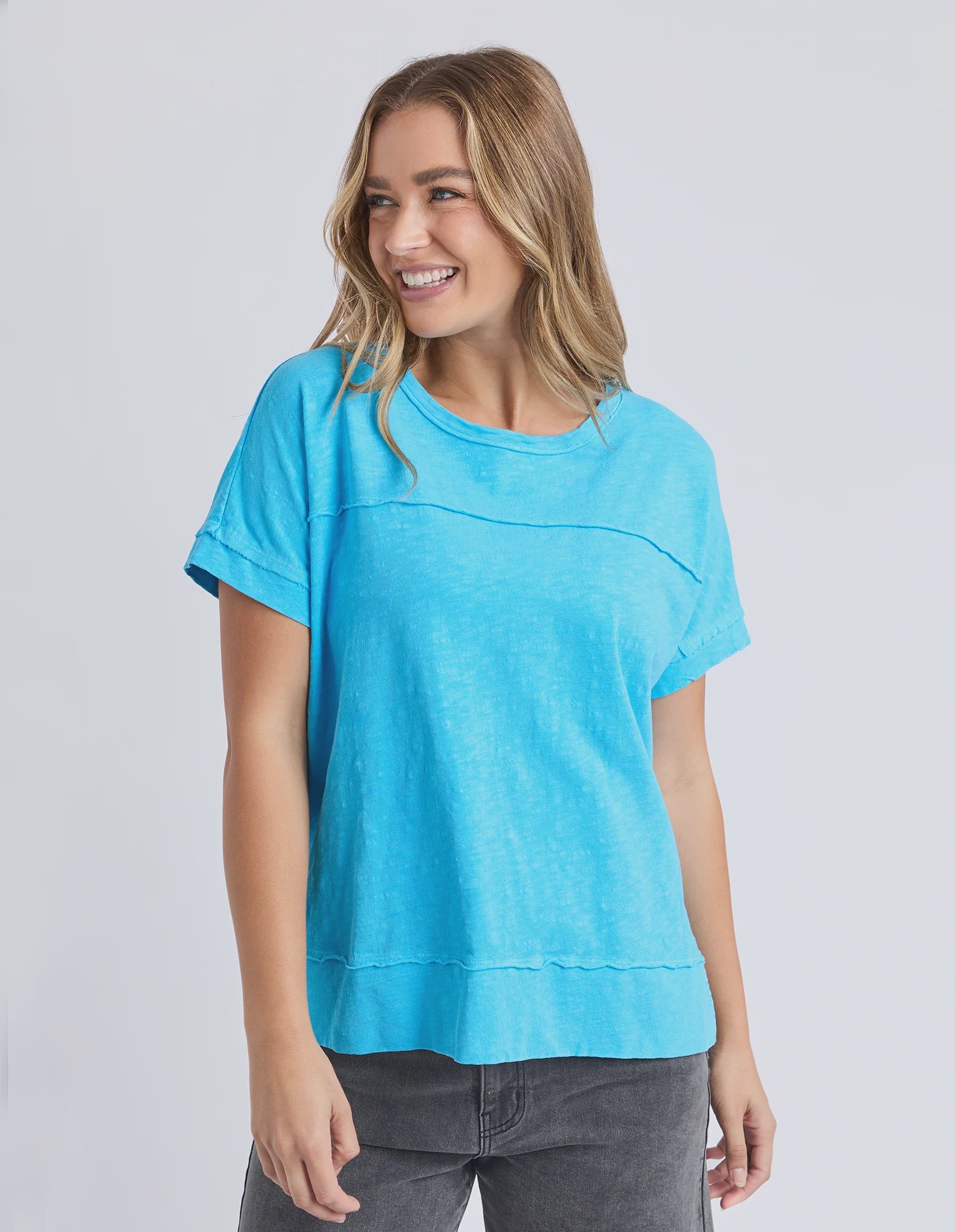 Allison Tee - Azure Blue