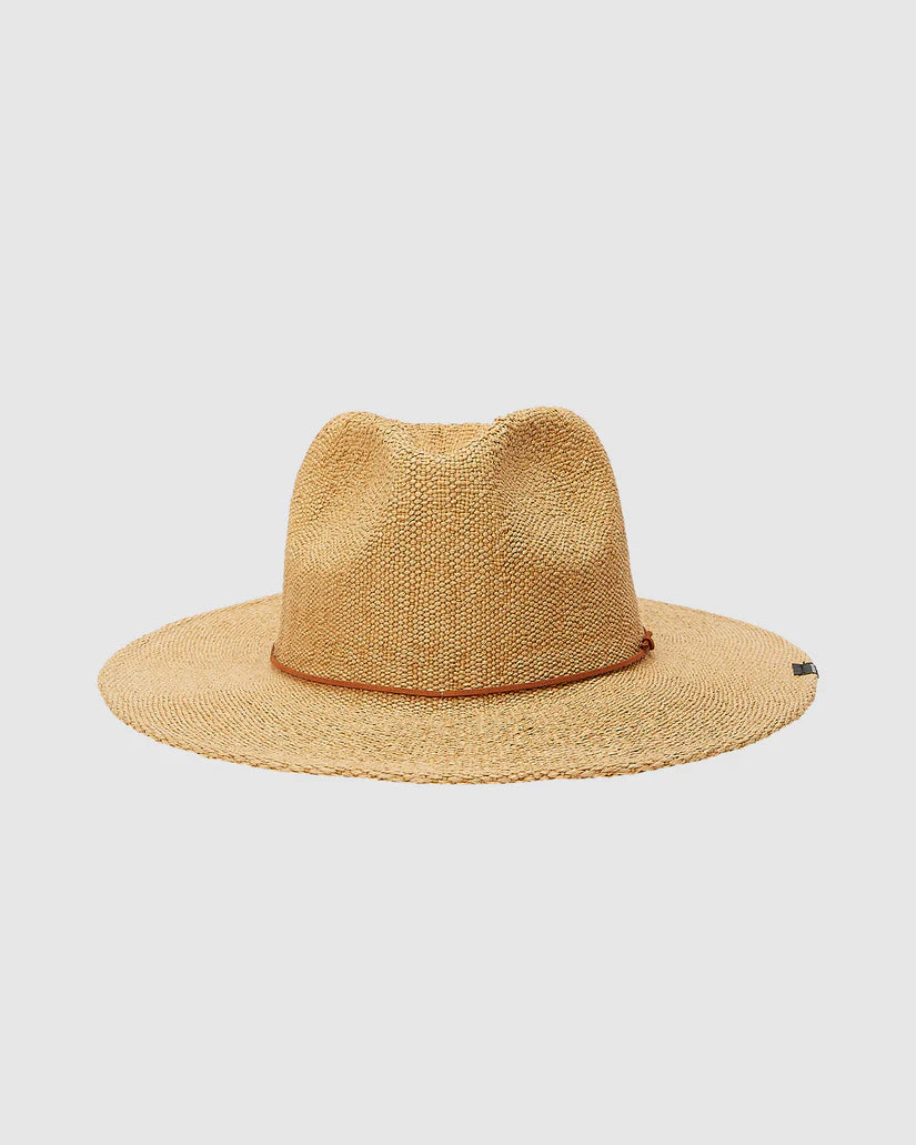 Crushy Straw Hat - Khaki