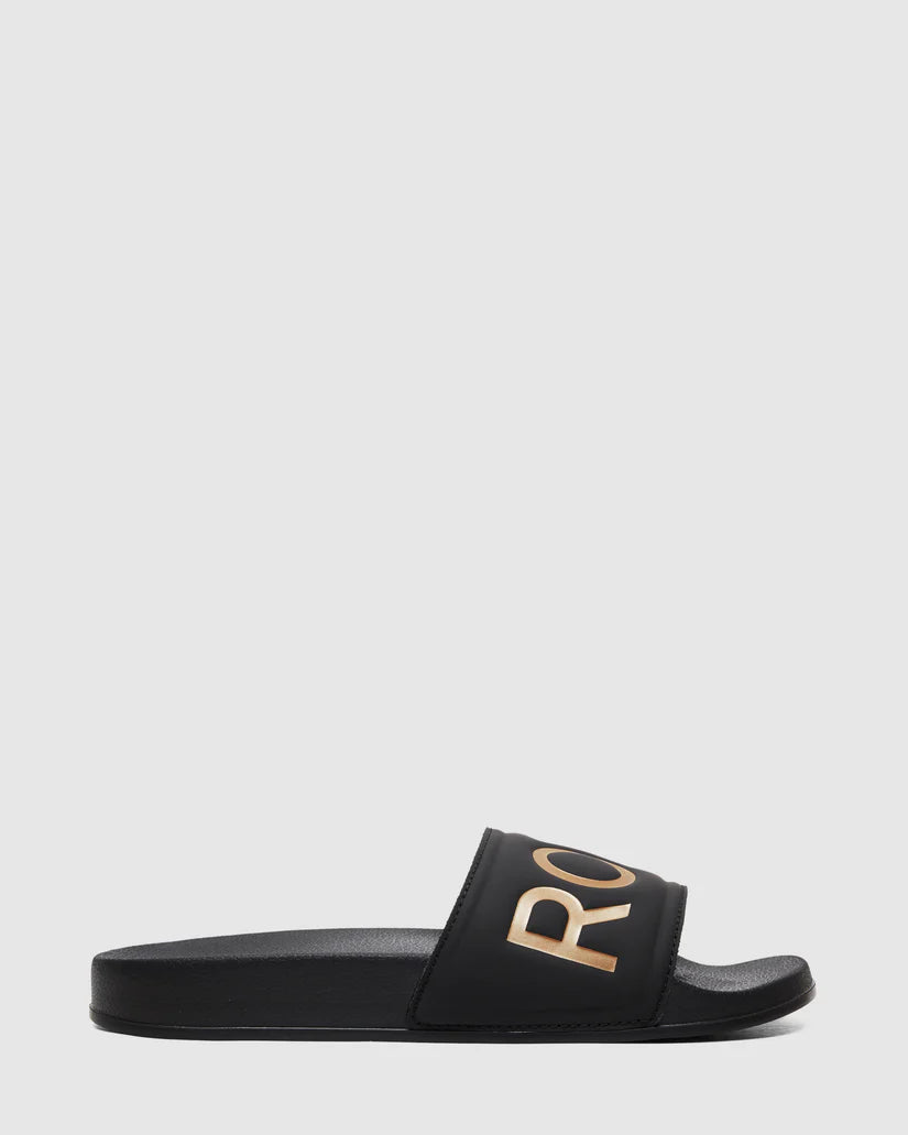 Slippy II Slides - Black/M Gold