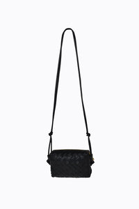 Xena Woven Xbody Handbag - Black