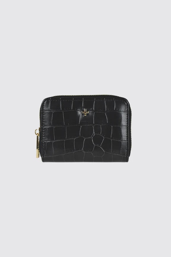 Benjie Zip Wallet - Black