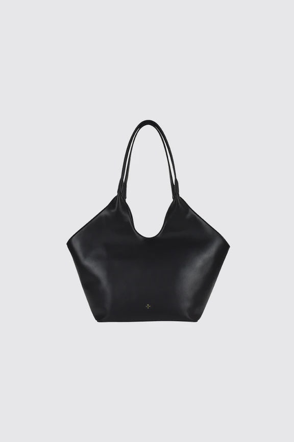 Laleh Curved Tote - Black