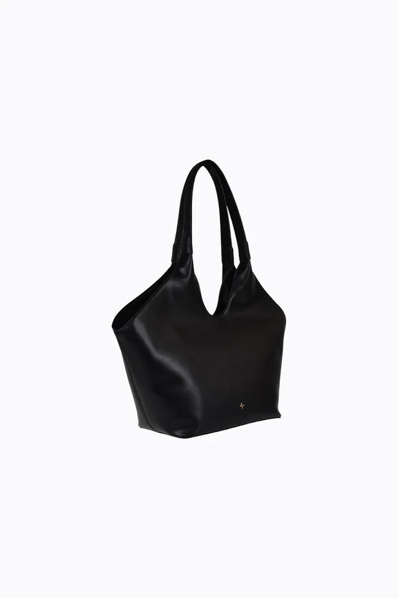 Laleh Curved Tote - Black