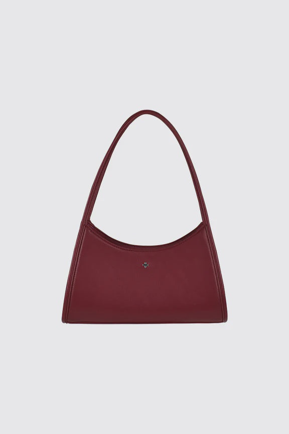 Margy Double Handle Shoulder Bag - Cherry