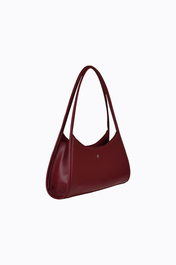Margy Double Handle Shoulder Bag - Cherry