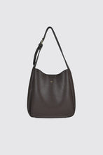 Load image into Gallery viewer, Zali Small Slouch Bucket Tote - Choc Pebble
